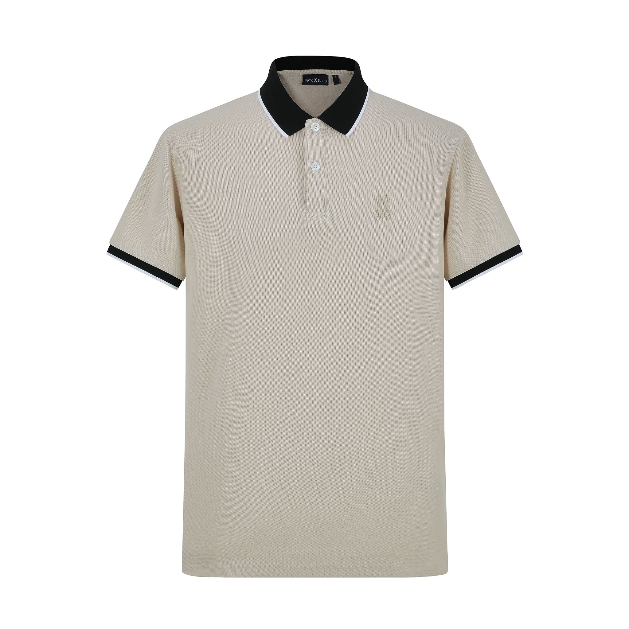 Camiseta 22340# Tipo Polo Khaki Para Hombre