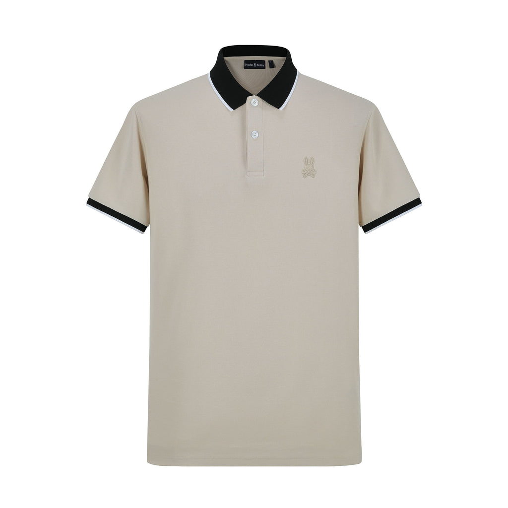 Camiseta 22340# Tipo Polo Khaki Para Hombre