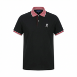 Camiseta 22347# Tipo Polo Negra Para Hombre