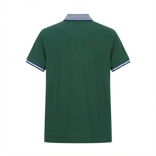 Camiseta 22347# Tipo Polo Verde Para Hombre