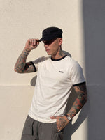 Camiseta 921033 Basica Crema para hombre