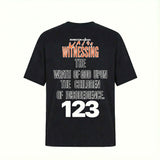 Camiseta 88635 Oversize Negro para hombre