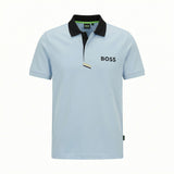 Camiseta 918006 Tipo Polo Azul Claro para hombre