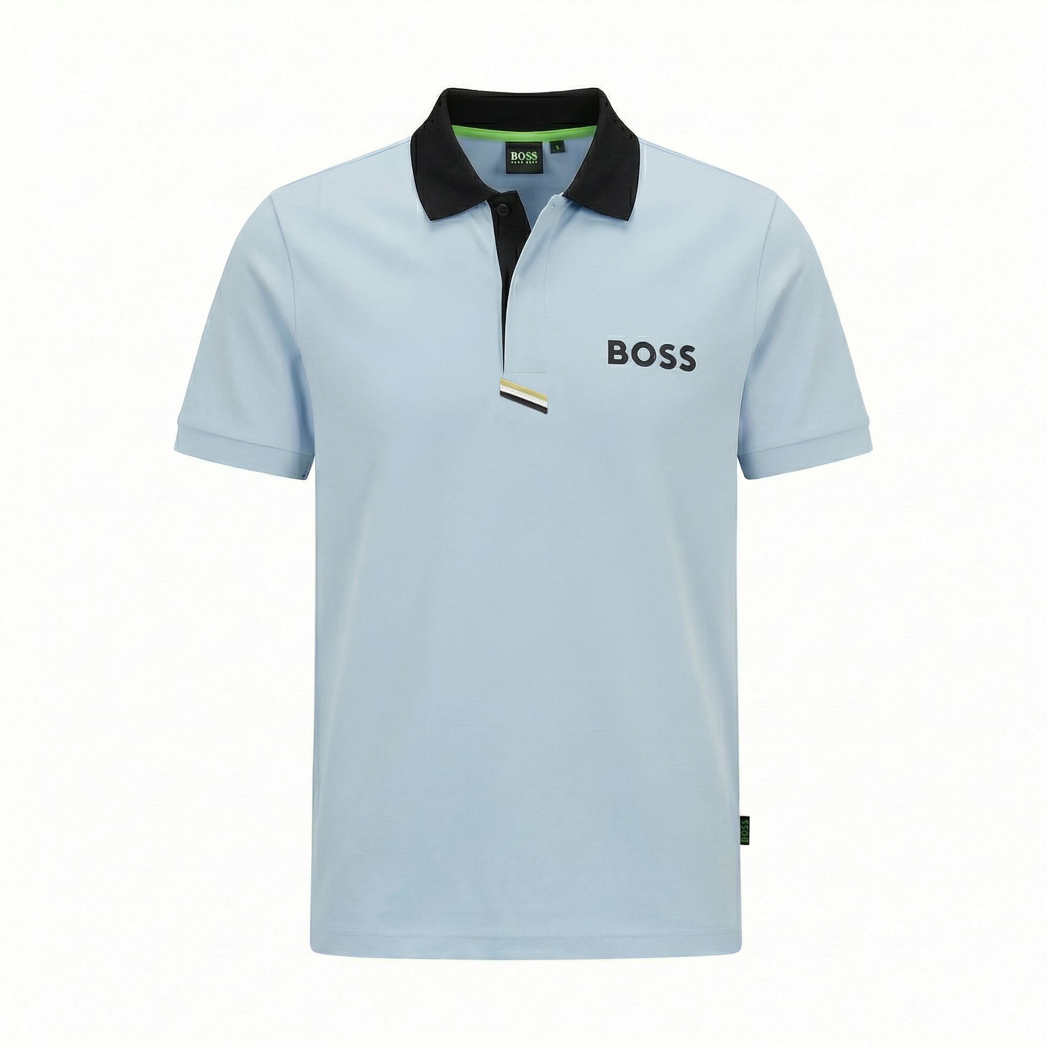 Camiseta 918006 Tipo Polo Azul Claro para hombre