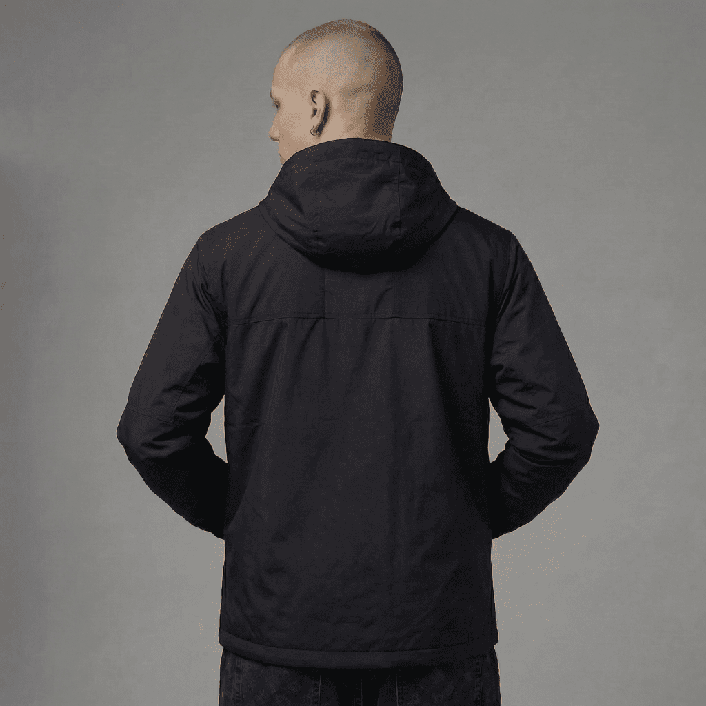Chaqueta Deportiva Negra Para Hombre Ref. 23657