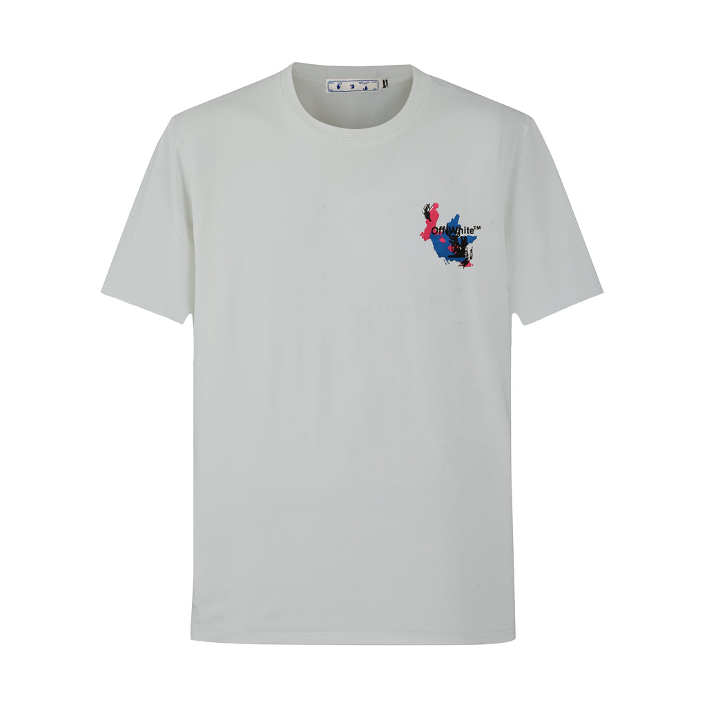 Camiseta 268015 Estampada Blanca Para Hombre