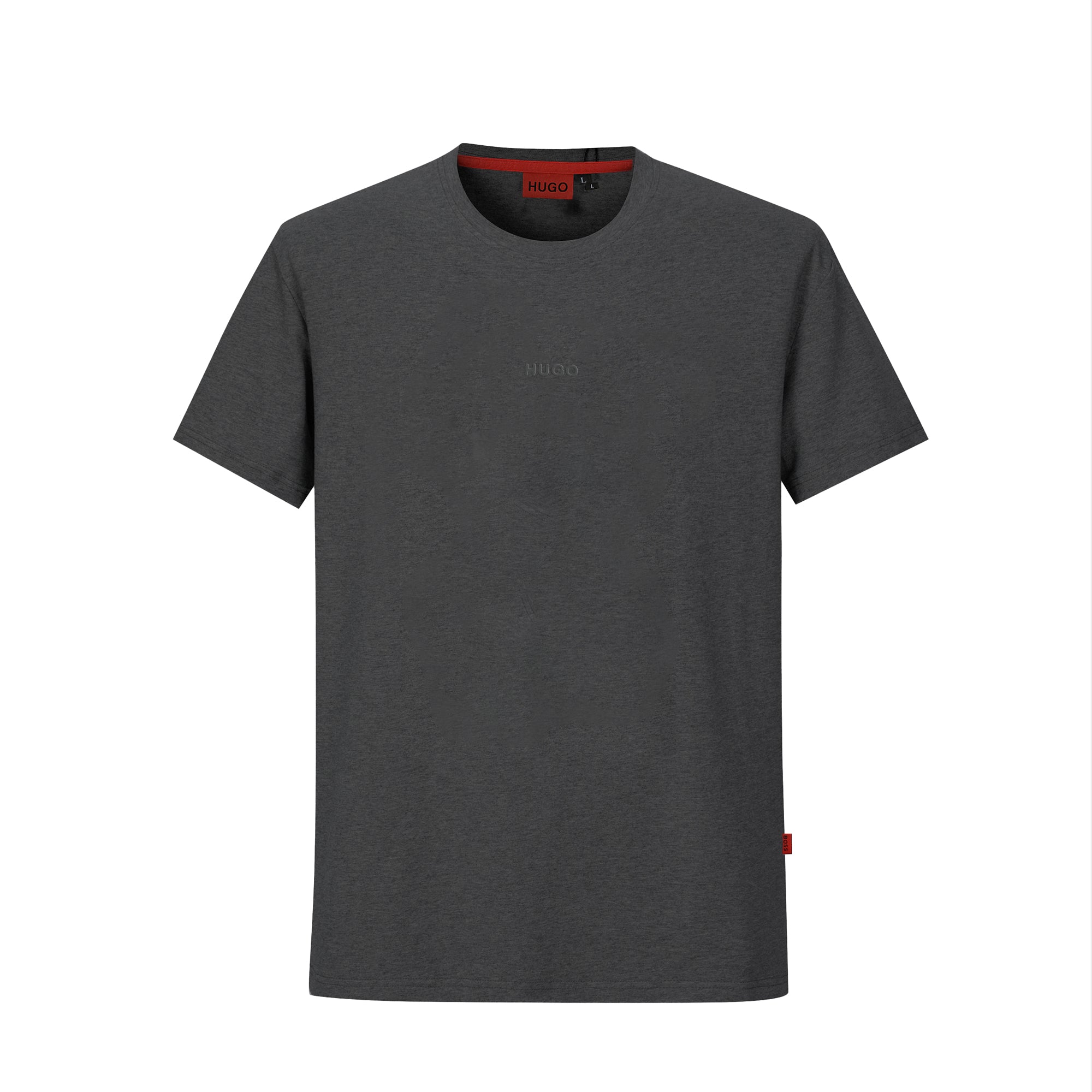 Camiseta 268080 Básica Gris Oscuro Para Hombre