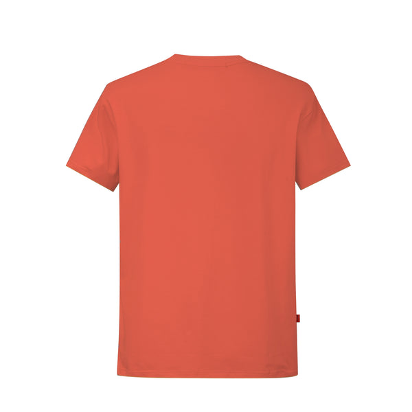 Camiseta 268080 Basica Naranja Para Hombre