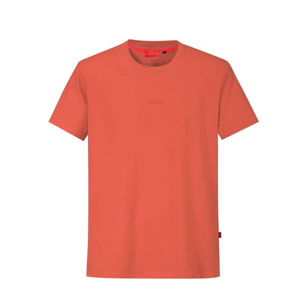 Camiseta 268080 Basica Naranja Para Hombre