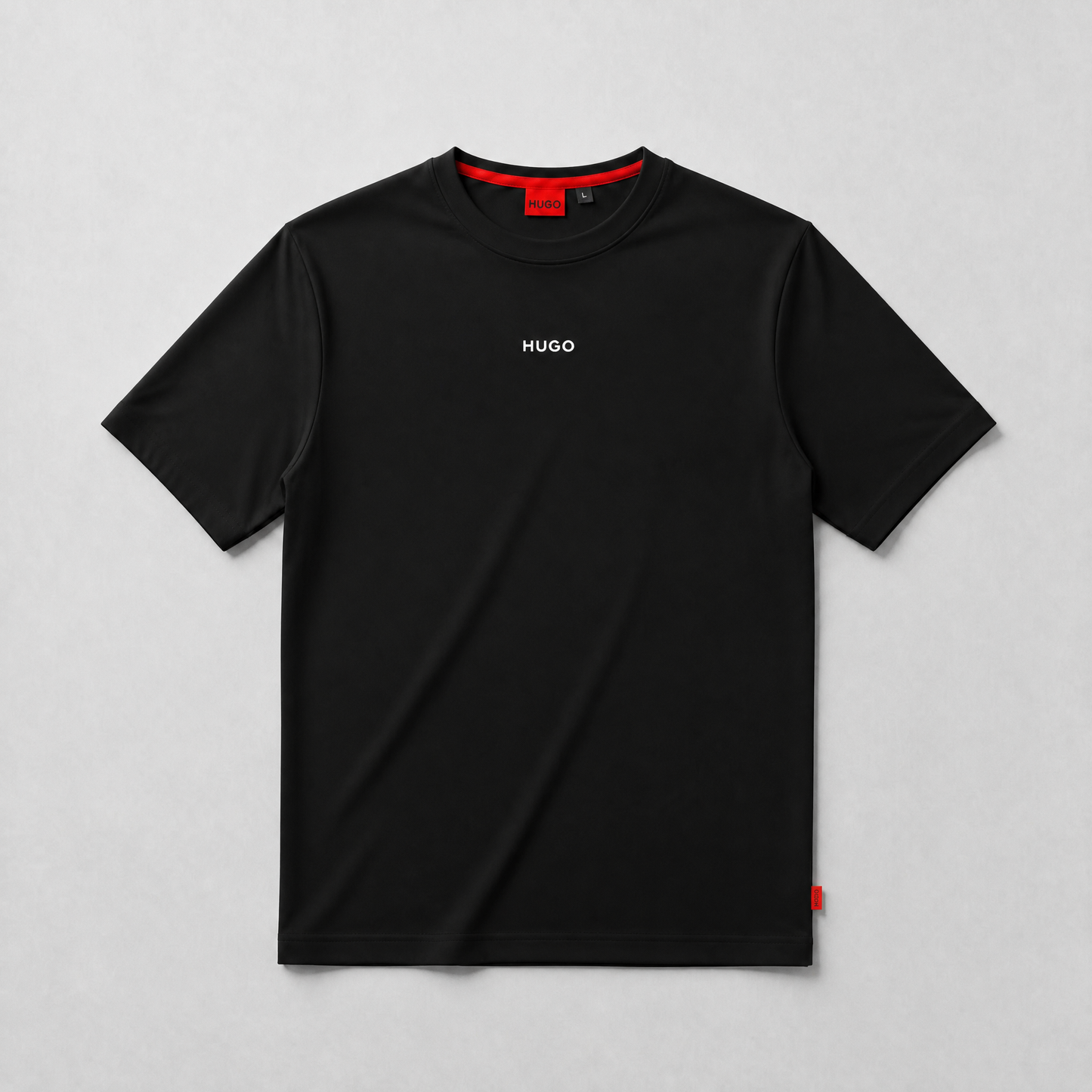 Camiseta 268080 Basica Negra Para Hombre