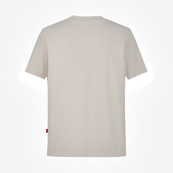 Camiseta 268080 Basica Cream Para Hombre