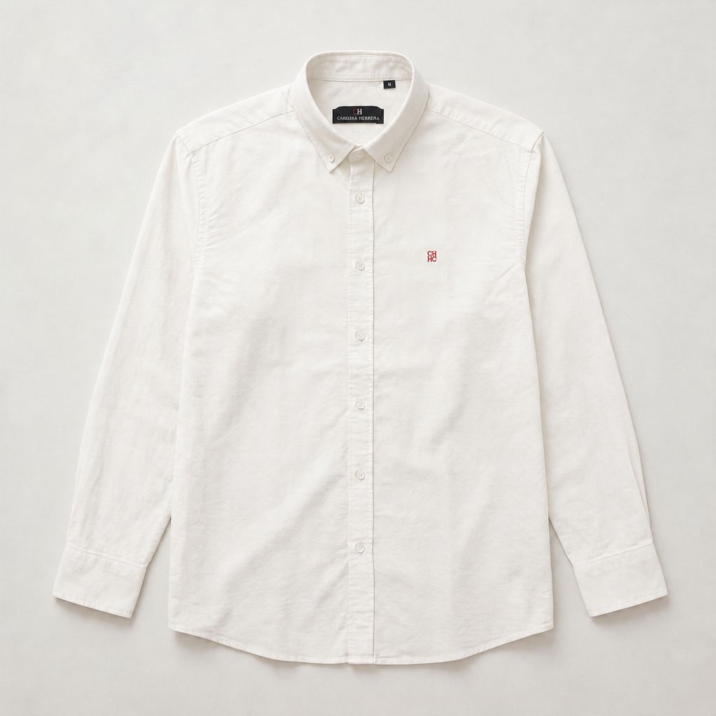 Camisa  50018 Manga larga  Crema para hombre