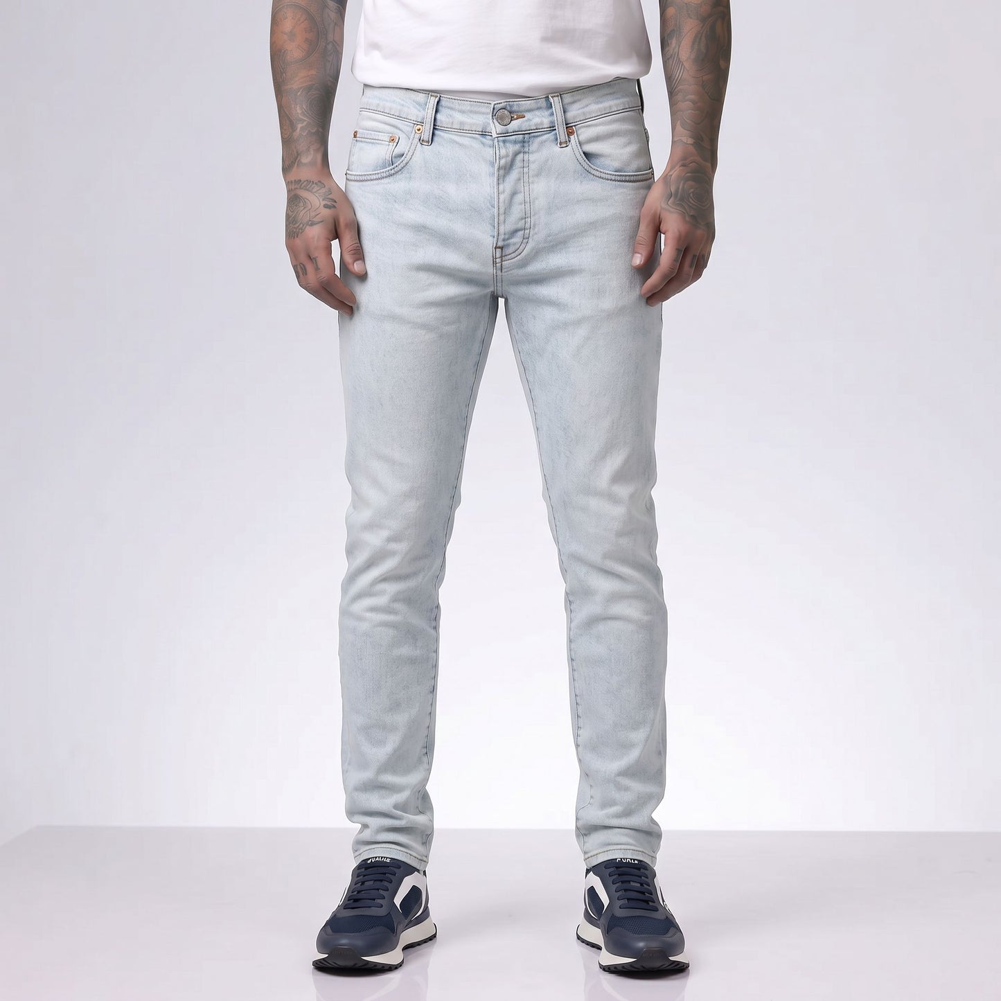 Jean PP U050 Azul Para Hombre