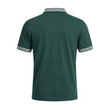 Camiseta 918010 Tipo Polo Verde Oscuro para hombre