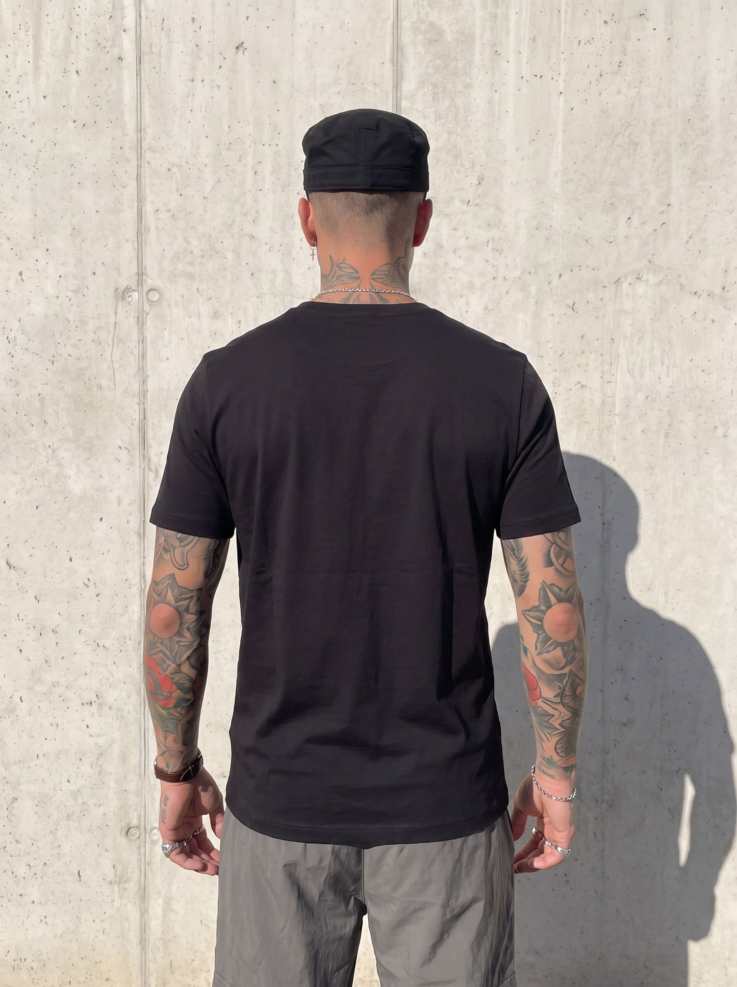 Camiseta 921037 Basica Negro para hombre