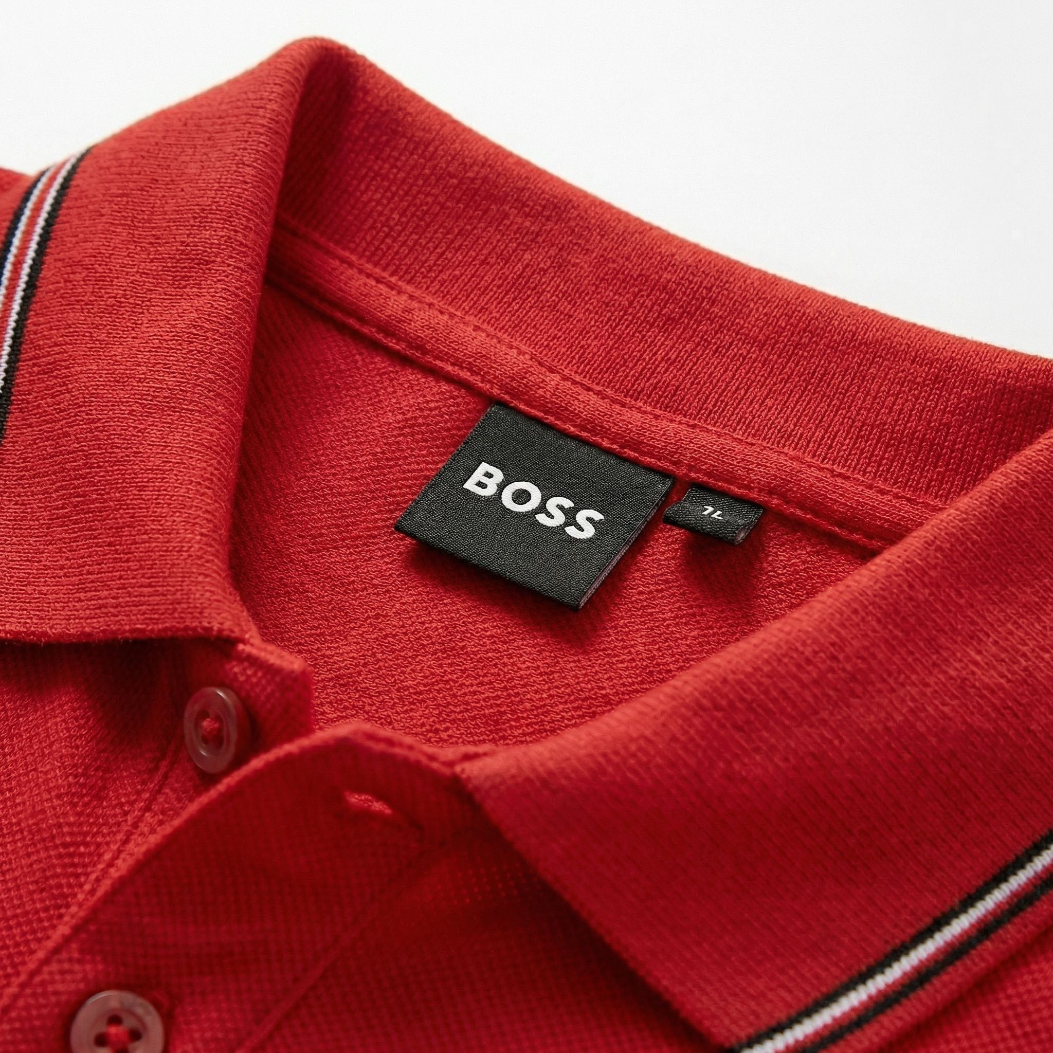 Camiseta 918019 Tipo Polo Rojo para hombre