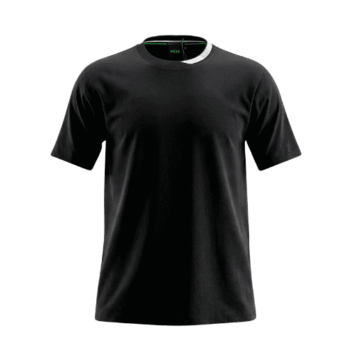 Camiseta 36023 Básica Negra Para Hombre