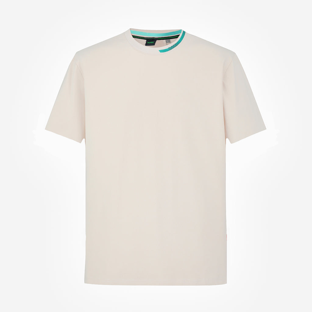 Camiseta 36023 Básica Beige Para Hombre