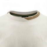 Camiseta 36023 Básica Crema Para Hombre