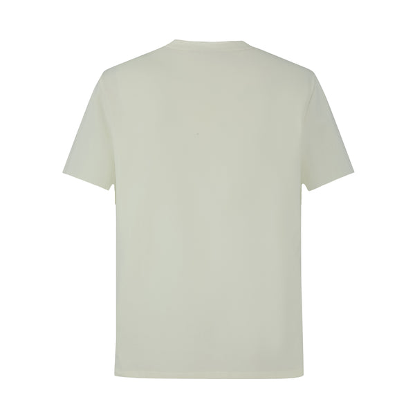 Camiseta 36090 Basica Cream  Para Hombre
