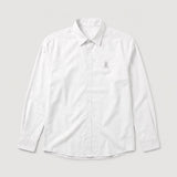 Camisa 50021 Manga larga  Crema para hombre