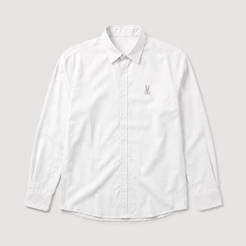Camisa 50021 Manga larga  Crema para hombre
