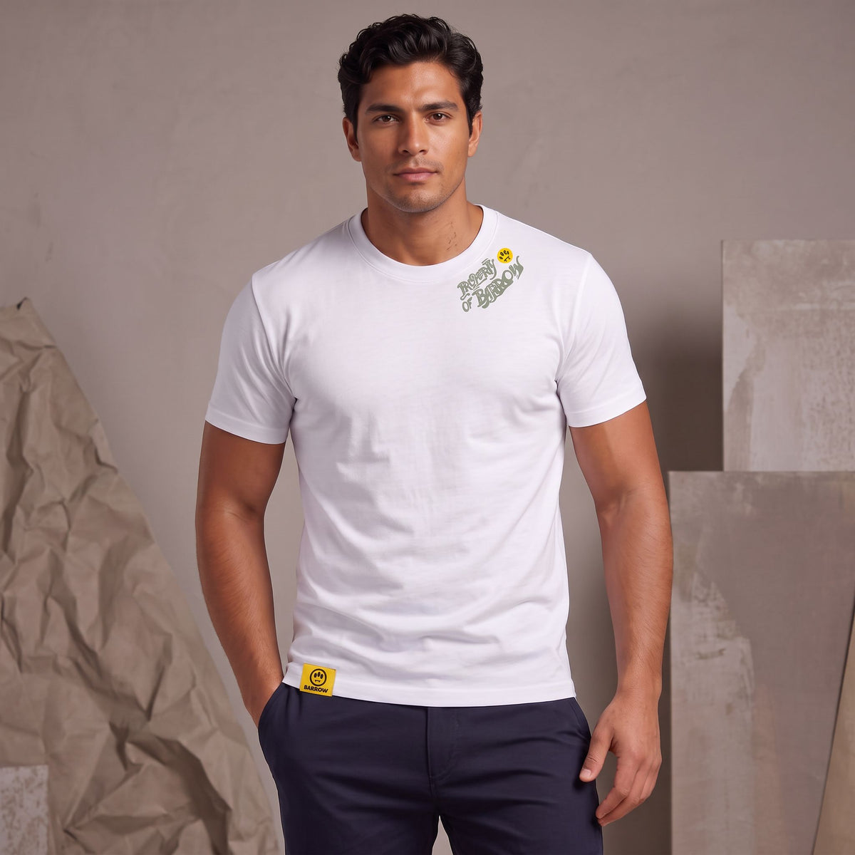 Camiseta 661121 Estampada Blanco para hombre