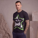 Camiseta 661117 Estampada Negro para hombre