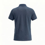 Camiseta 38032 Tipo Polo Azul Oscuro Para Hombre