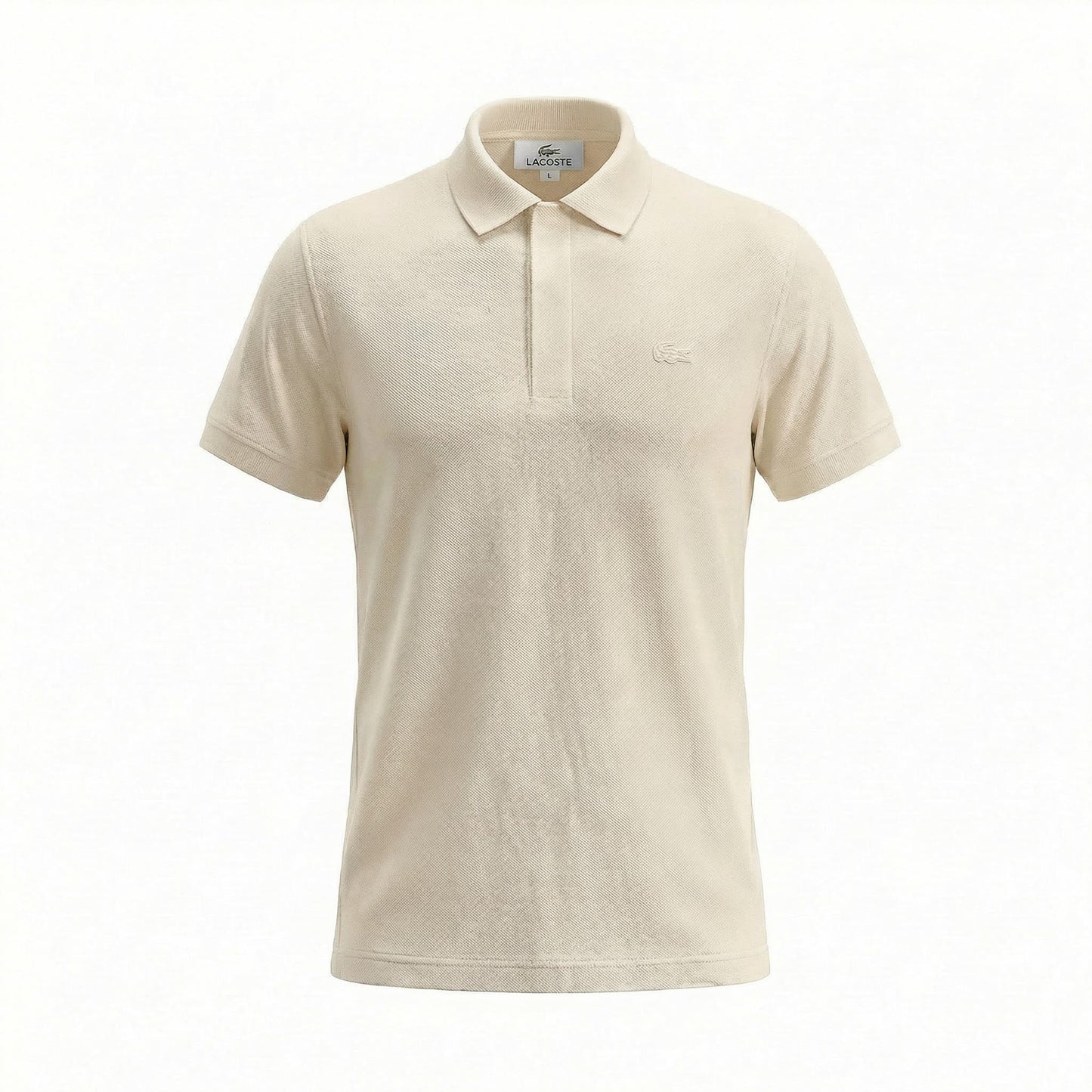 Camiseta 38032 Tipo Polo Crema Para Hombre