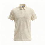 Camiseta 38032 Tipo Polo Crema Para Hombre