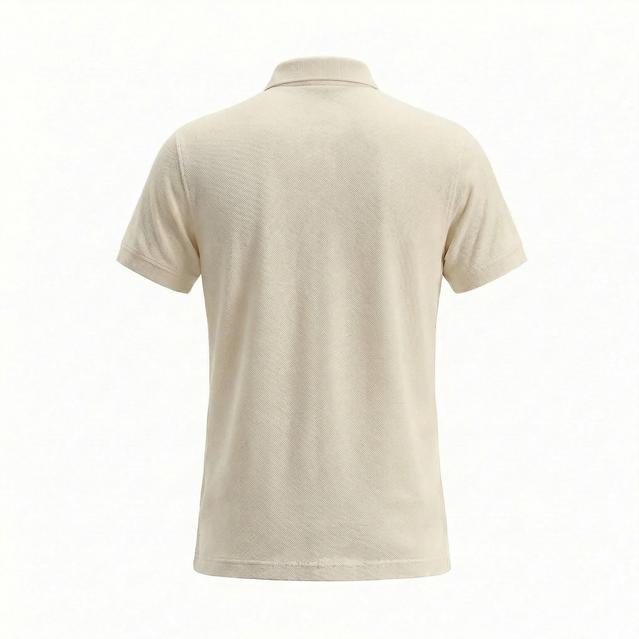 Camiseta 38032 Tipo Polo Crema Para Hombre