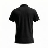 Camiseta 38032 Tipo Polo Negra  Para Hombre