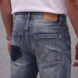 Jean PP PU069L Azul Para Hombre