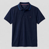 Camiseta 185043 Tipo Polo Azul Oscuro para hombre