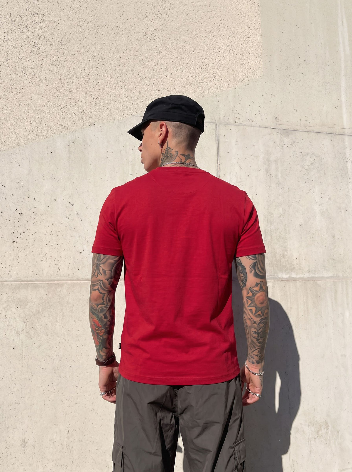 Camiseta 921046 Basica Rojo para hombre