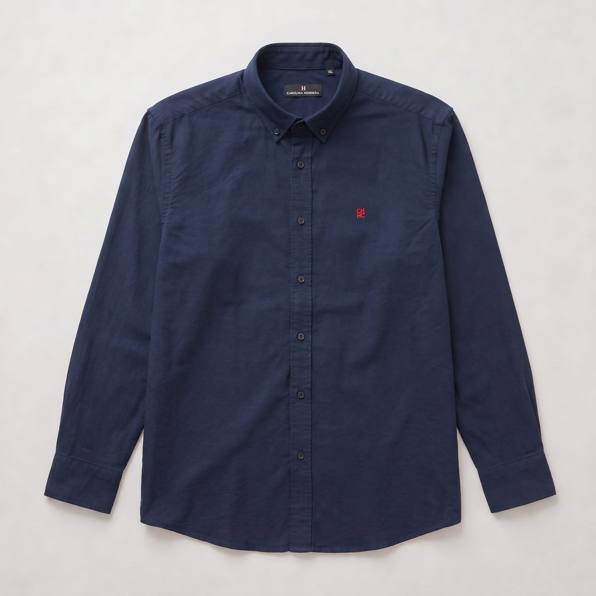 Camisa 50018 Manga larga  Azul Oscuro para hombre