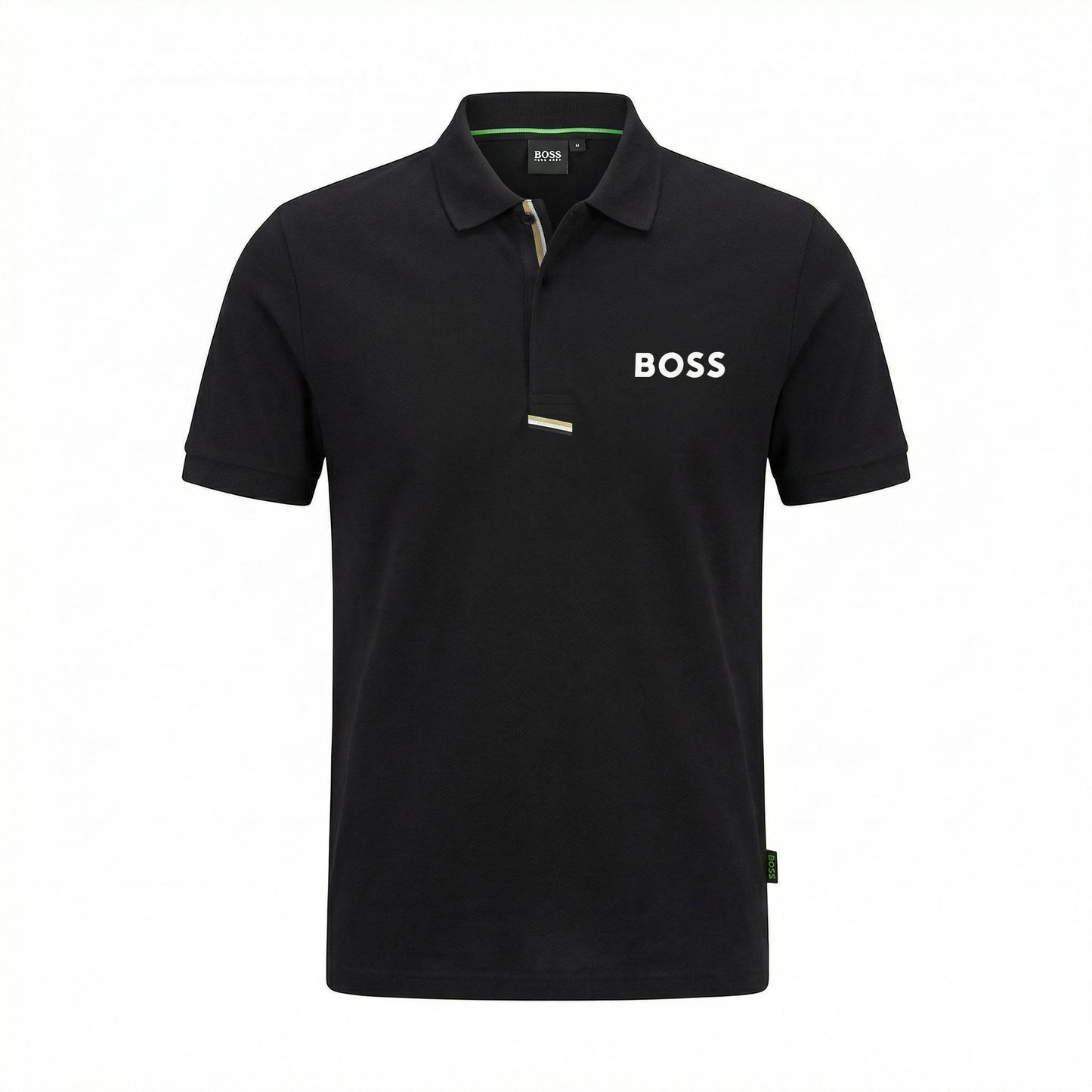 Camiseta 918006 Tipo Polo Negro para hombre