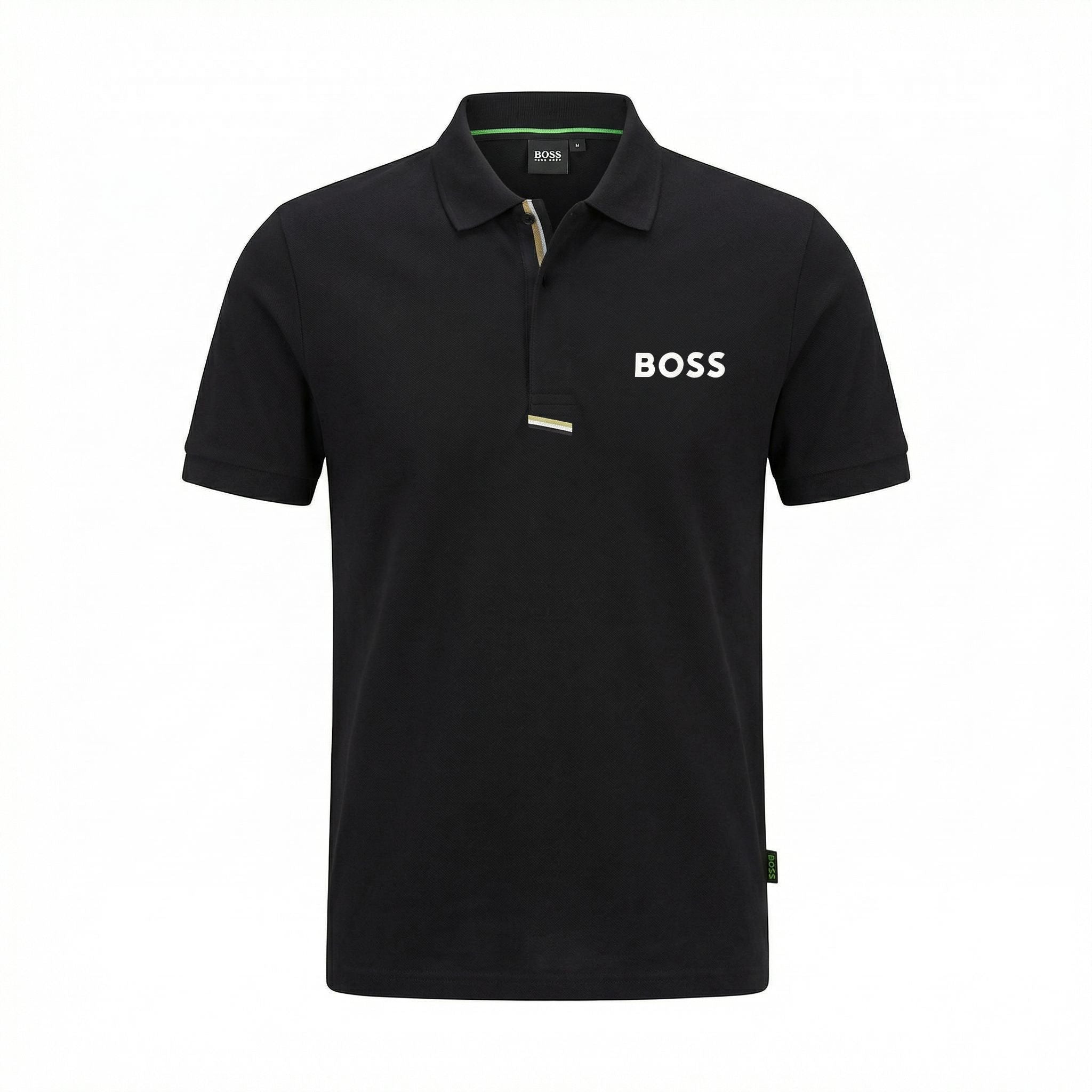 Camiseta 918006 Tipo Polo Negro para hombre