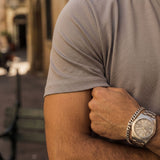 Camiseta 921082 Tipo Polo Gris para hombre
