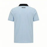 Camiseta 918006 Tipo Polo Azul Claro para hombre