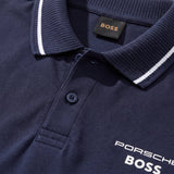 Camiseta 185023 Tipo Polo Azul Oscuro para hombre