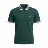 Camiseta 918010 Tipo Polo Verde Oscuro para hombre