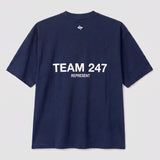 Camiseta 788450 Oversize Azul Oscuro para hombre