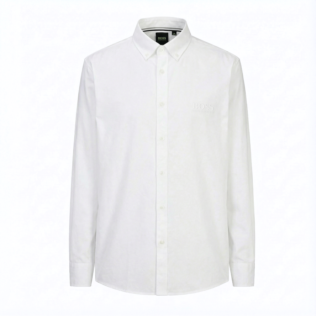 Camisa 50009 Blanca Manga Larga para Hombre