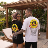 Camiseta 881197 Oversize Blanco para hombre