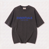 Camiseta 528001*1 Oversize Pickling Negra/Azul Para Hombre
