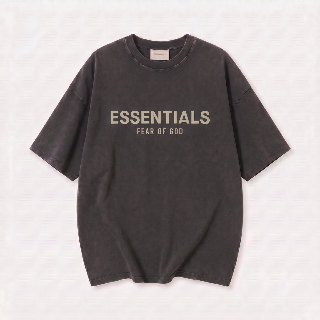 Camiseta 528001*1 Oversize Pickling Negra/Cafe Para Hombre