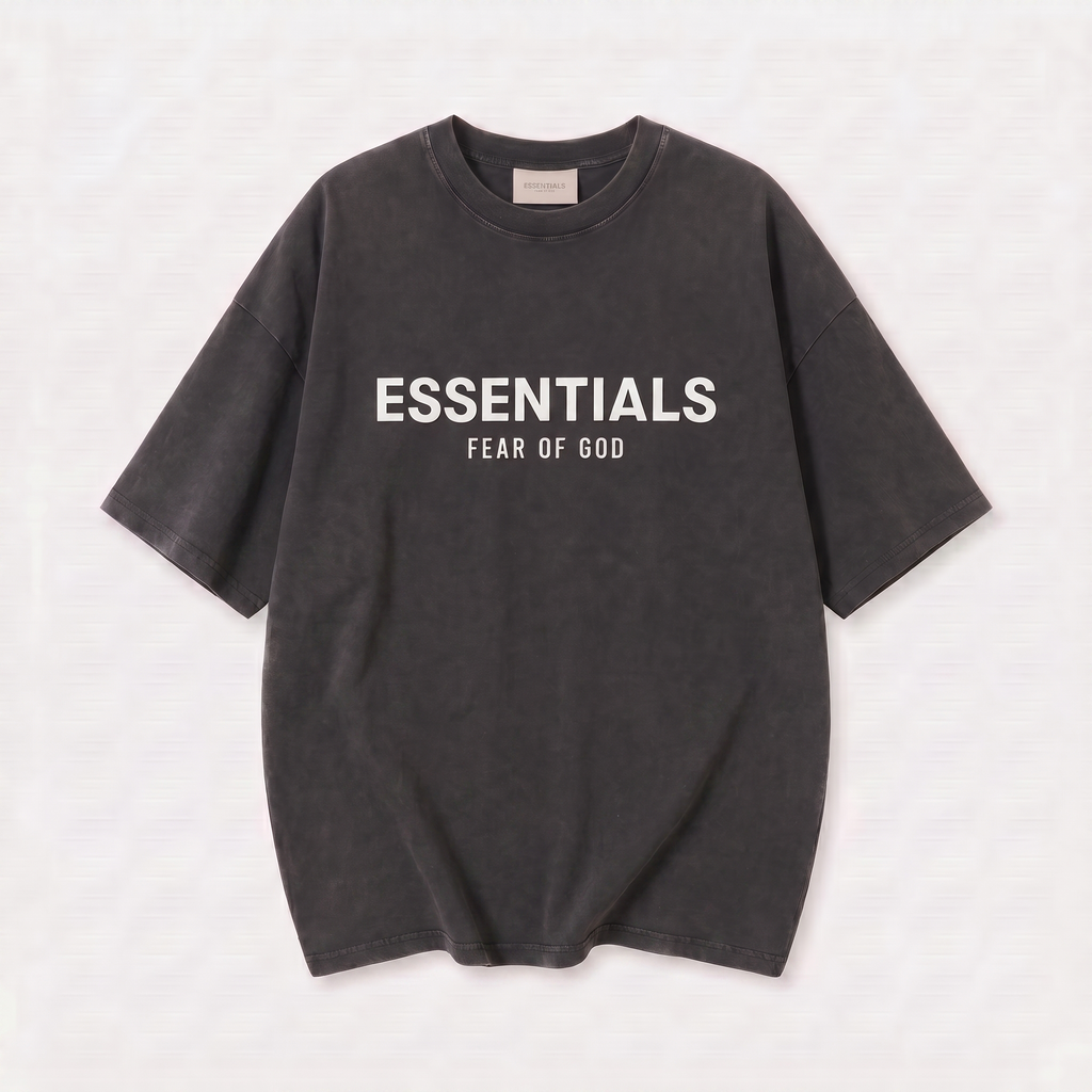 Camiseta 528001*1 Oversize Pickling Negra/Blanca Para Hombre