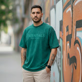 Camiseta 528001*1 Oversize Pickling Verde Para Hombre
